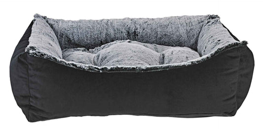 Bowsers Scoop Royal Sterling Bolster Dog Bed - Easy-Entry Bolster Support