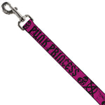 Dog Leash - Punk Princess Fuchsia/Black