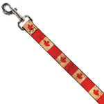 Dog Leash - Canada Flag Continuous Vintage