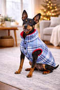 Load image into Gallery viewer, Parisian Pet 'Plaid Reversible Jacket' for Dogs & Cats, Stylish Pet Outerwear, Warm Winter Dog Jacket,-Valentine's Day
