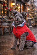 Load image into Gallery viewer, Parisian Pet 'Plaid Reversible Jacket' for Dogs & Cats, Stylish Pet Outerwear, Warm Winter Dog Jacket,-Valentine's Day
