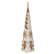 Kurt Adler 20.5-Inch Mistletoe Red, White and Green Topiary