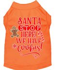 Load image into Gallery viewer, Christmas Pet Dog & Cat Shirt Screen Printed, "Santa, We Have Cookies"
