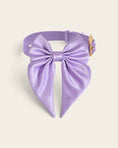 Load image into Gallery viewer, Satin Collar Bow 2.0 - Lilac
