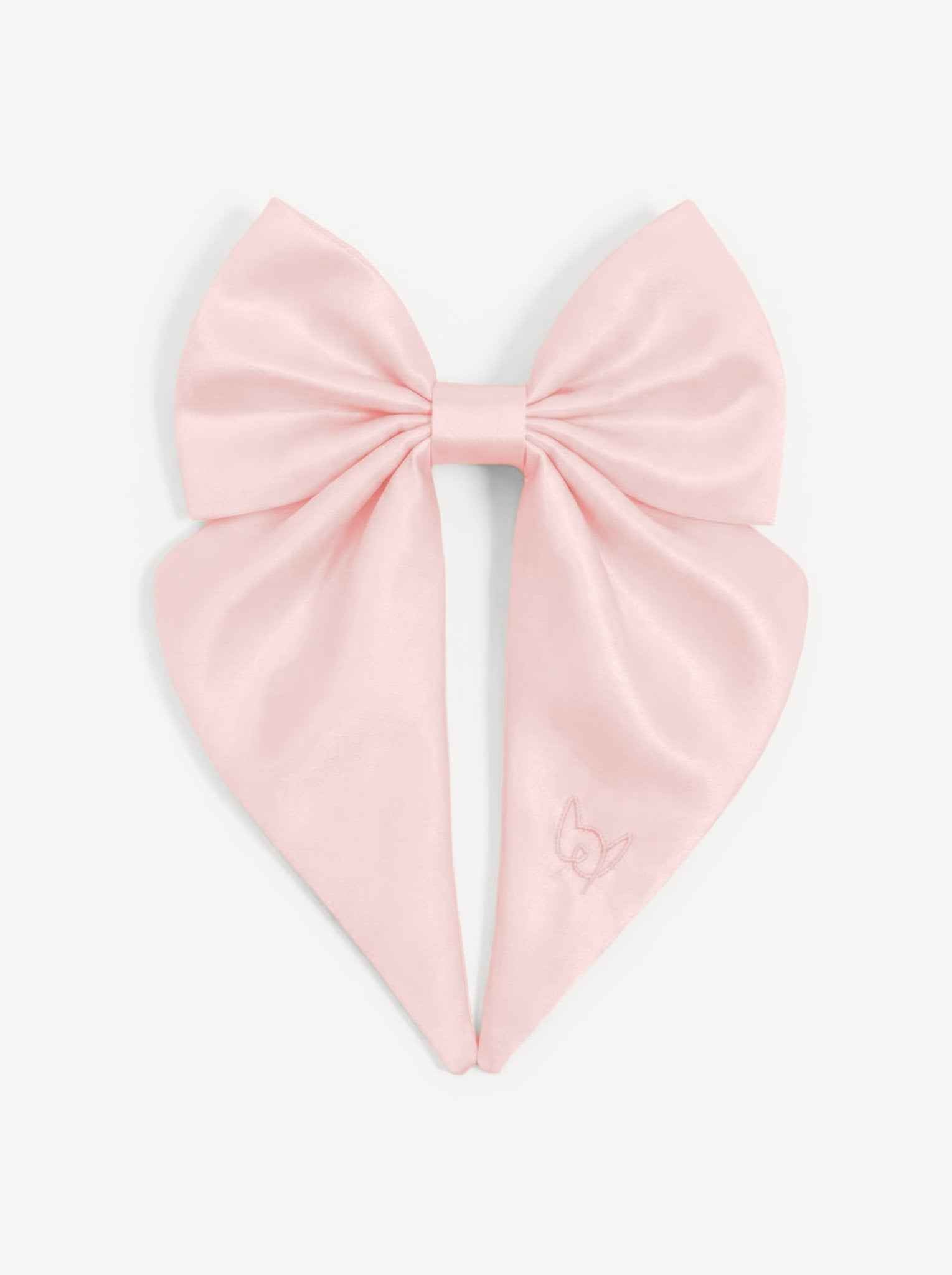 Satin Harness Bow - Blossom