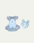 Load image into Gallery viewer, Satin Harness Bow - Sky
