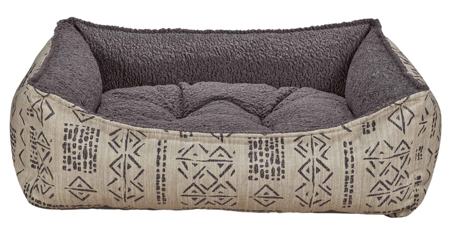 Bowsers Scoop Mayan Bolster Dog Bed - Easy-Entry Bolster Support