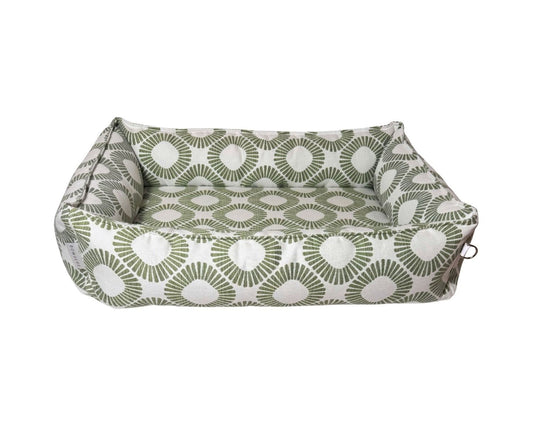 Bowsers Terrace Orthopedic Outdoor Dog Bed in Yacht Club Stripe