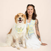 Seaside Swirl Cotton Knitted Dog Bandana