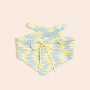 Seaside Swirl Cotton Knitted Dog Bandana
