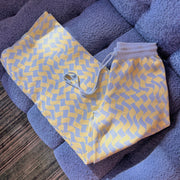 Seaside Swirl Cotton Wide Legs Lounge Pant