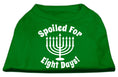 Load image into Gallery viewer, Hanukkah Pet Dog & Cat Shirt Screen Printed, "Spoiled for Eight Days"
