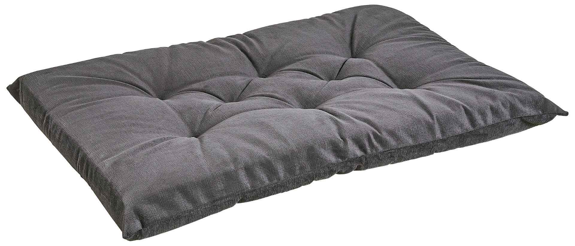 Bowsers Shale Tufted Dog Crate Cushion - Washable Crate and Lounge Comfort