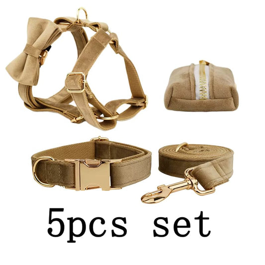 Shallow Khaki Velvet Set