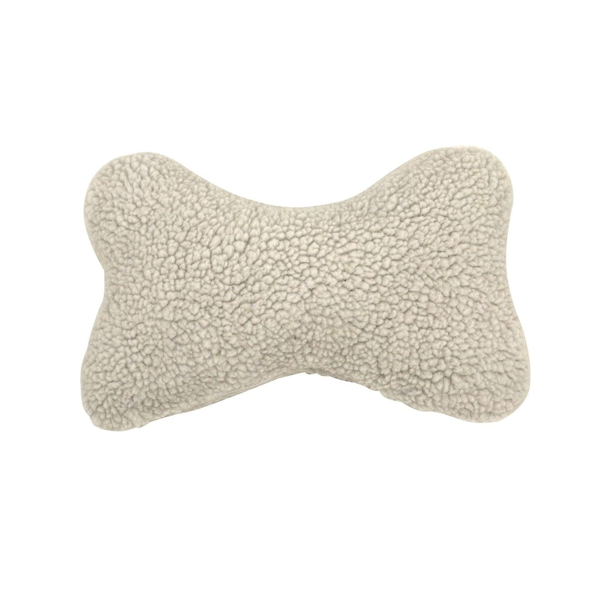 Sherpa Bone Pillow - Plush Dog Toy