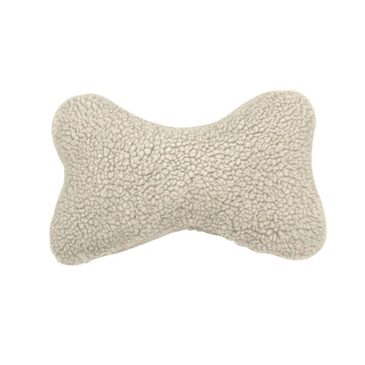 Sherpa Bone Pillow - Plush Dog Toy