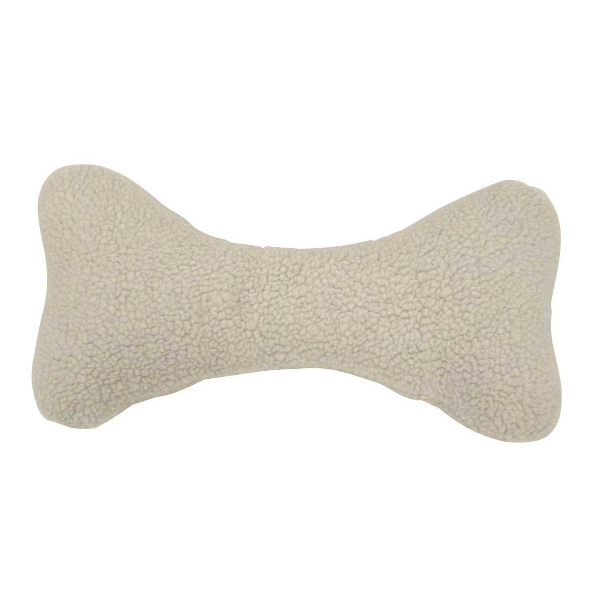 Sherpa Bone Pillow - Plush Dog Toy