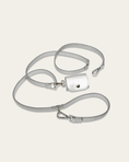 Load image into Gallery viewer, Shine Multiway Metallic Leather Leash & Poop Bag Pouch
