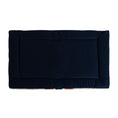 Load image into Gallery viewer, Shinola Brand Stripe Comfort Cushion Berber Dog Bed Oatmeal
