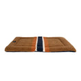 Load image into Gallery viewer, Shinola Brand Stripe Comfort Cushion Berber Dog Bed Rust - Small - Rust Stripe
