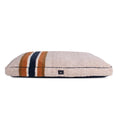 Load image into Gallery viewer, Shinola Brand Stripe Napper Pillow Berber Dog Bed Oatmeal
