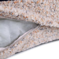 Load image into Gallery viewer, Shinola Brand Stripe Napper Pillow Berber Dog Bed Oatmeal
