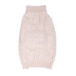 Shinola Cable Knit Pet Sweater