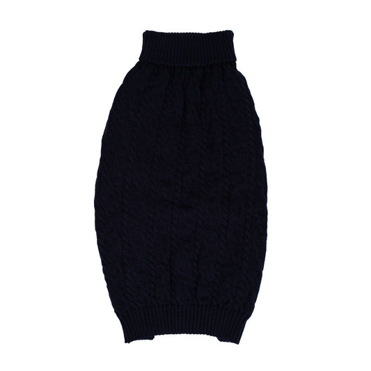 Shinola Cable Knit Pet Sweater