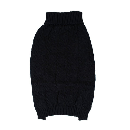 Shinola Cable Knit Pet Sweater