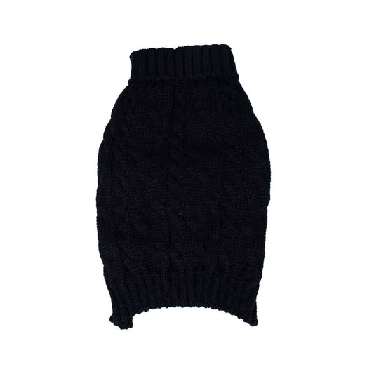 Shinola Cable Knit Pet Sweater