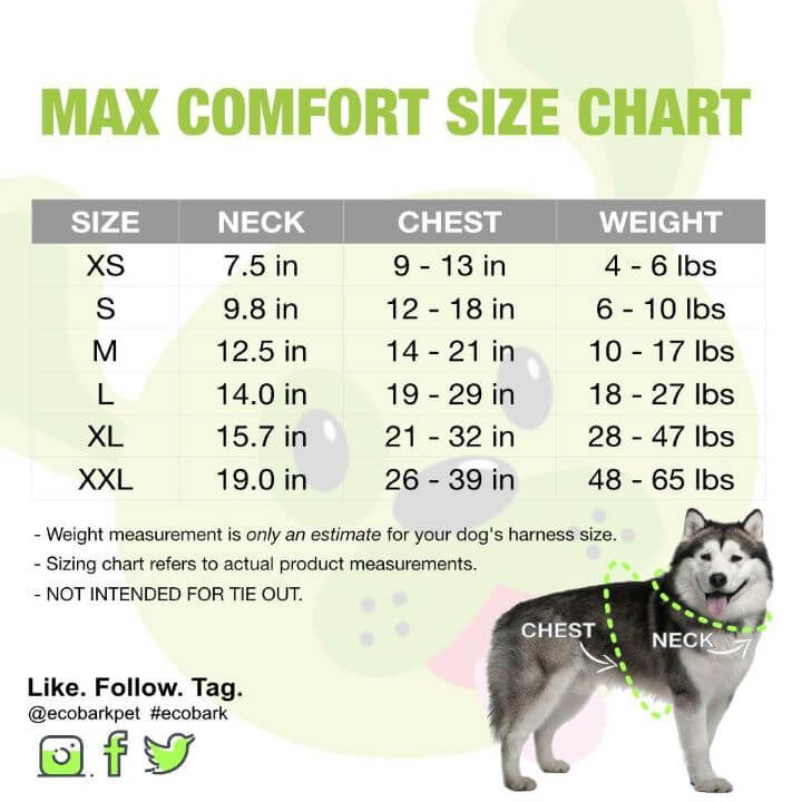 EcoBark Navy Dog Harness - Over-the-Head Soft Mesh Dog Vest Halter for Small to Medium Dogs and Puppies