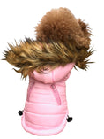 Load image into Gallery viewer, Ski Bunny Puffer with detachable hood, Pretty Pink
