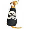Load image into Gallery viewer, Black Skull Wool Dog Sweater
