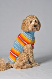 Turquoise Serape Dog Sweater