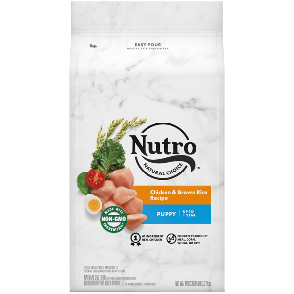 Nutro Natural Choice Chicken & Brown Rice Dry Puppy Food (5lb) 