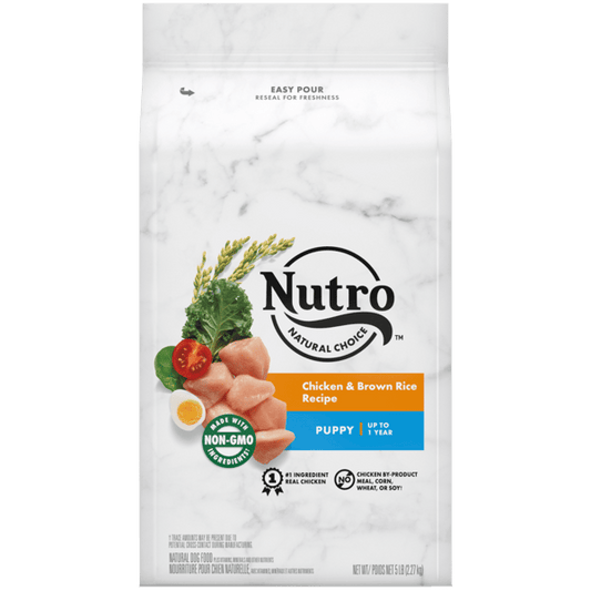 Nutro Natural Choice Chicken & Brown Rice Dry Puppy Food (5lb) 