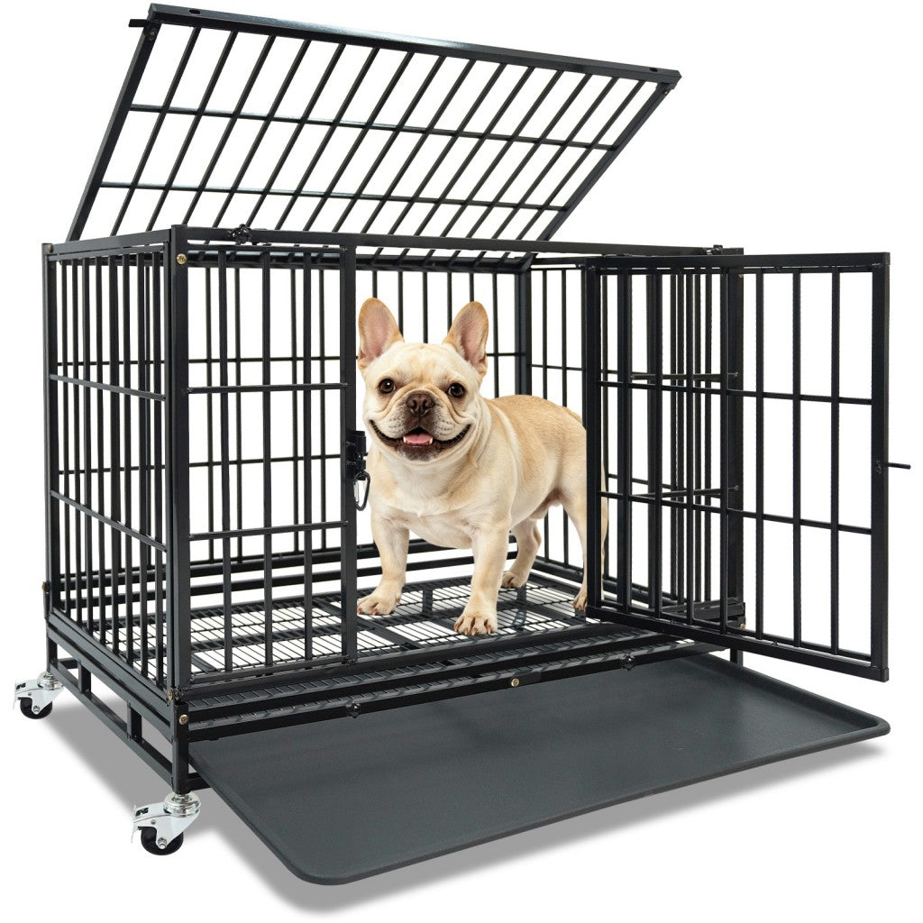 37" Stackable Heavy Duty Dog Kennel 371D04