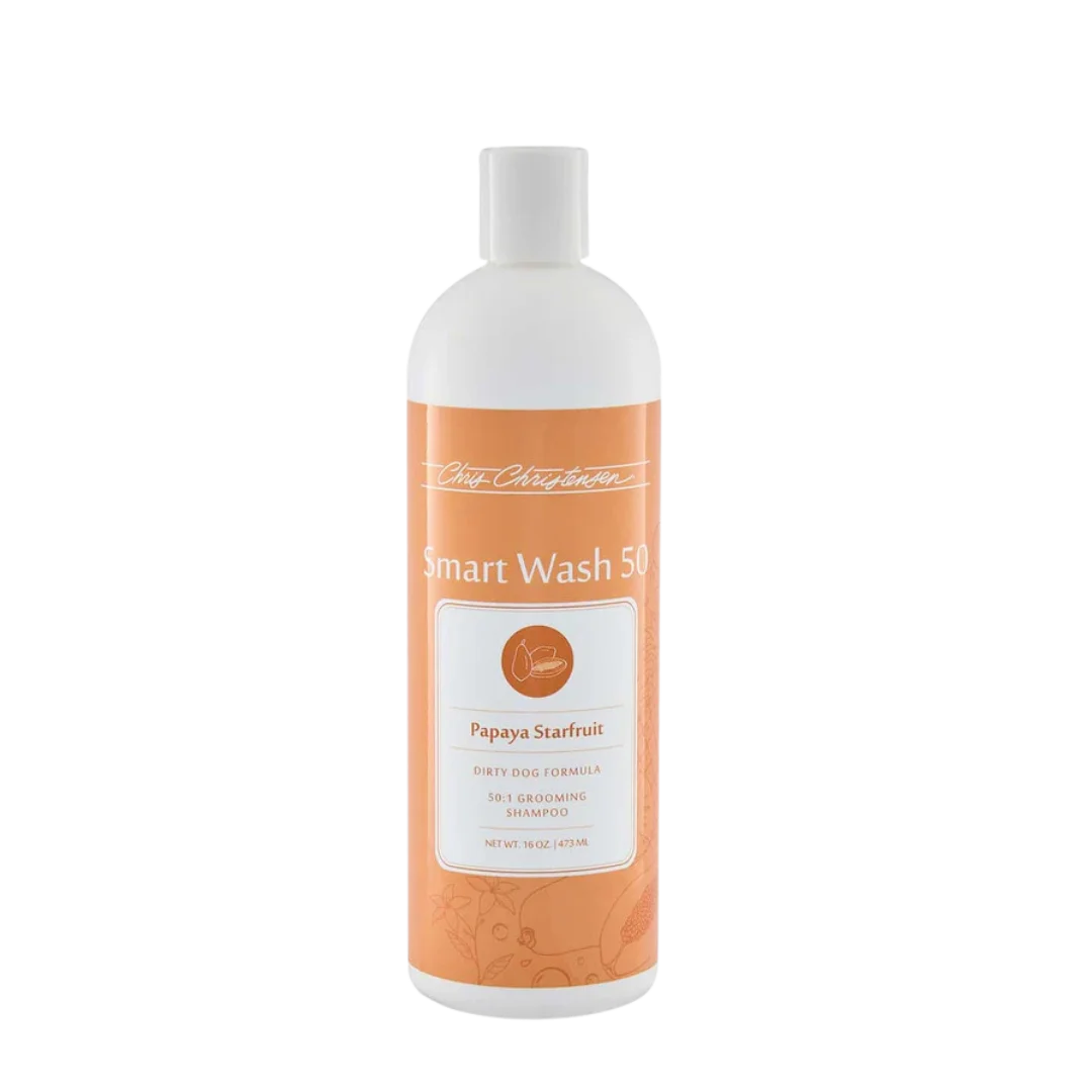 Smart Wash50 Papaya Starfruit 16oz by Chris Christensen professional dog grooming tool Southlake Paws