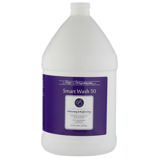 Dog Smart Wash 50 Whitening & Brightening Grooming Shampoo Gallon by Chris Christensen