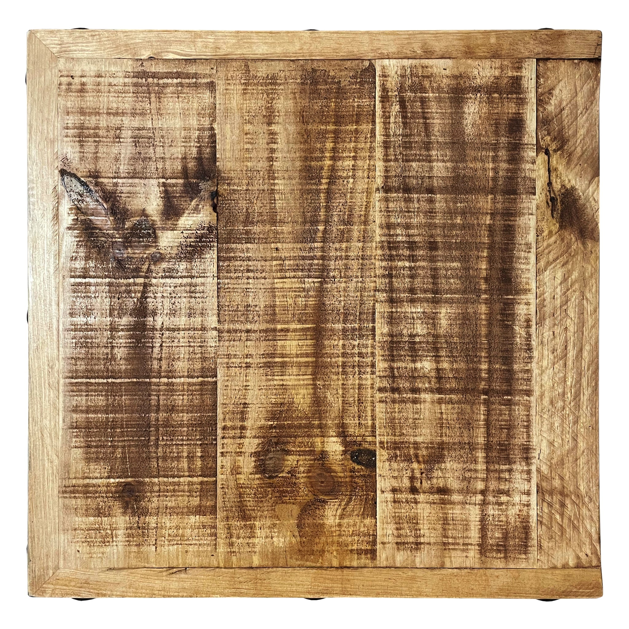 Oasis Small Rustic Dog Wood Kennel in Medium Wax