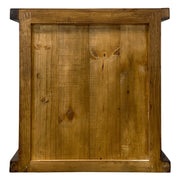 Oasis Small Rustic Dog Wood Kennel in Dark Wax