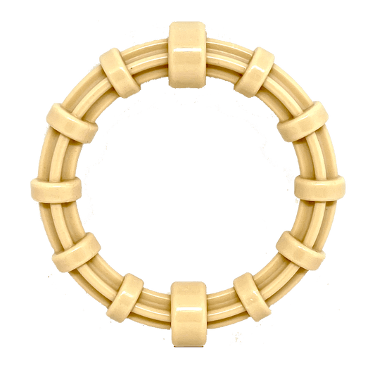 Chicken Flavored Teething Ring for Puppies & Aggressive Chewers | USA Made