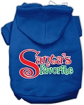 Christmas Pet Hoodie Screen Printed, "Santa's Favorite"