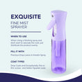 Load image into Gallery viewer, Dog Exquisite Fine Mist Spray Purple Bottle by Chis Christensen
