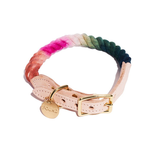 Dog Collars Premium Spring Bouquet Ombre Cotton Rope Cat & Dog Collar