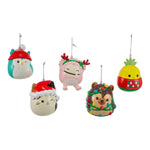 Kurt Adler Squishmallows® Blow Mold Ornaments 5-Piece Set