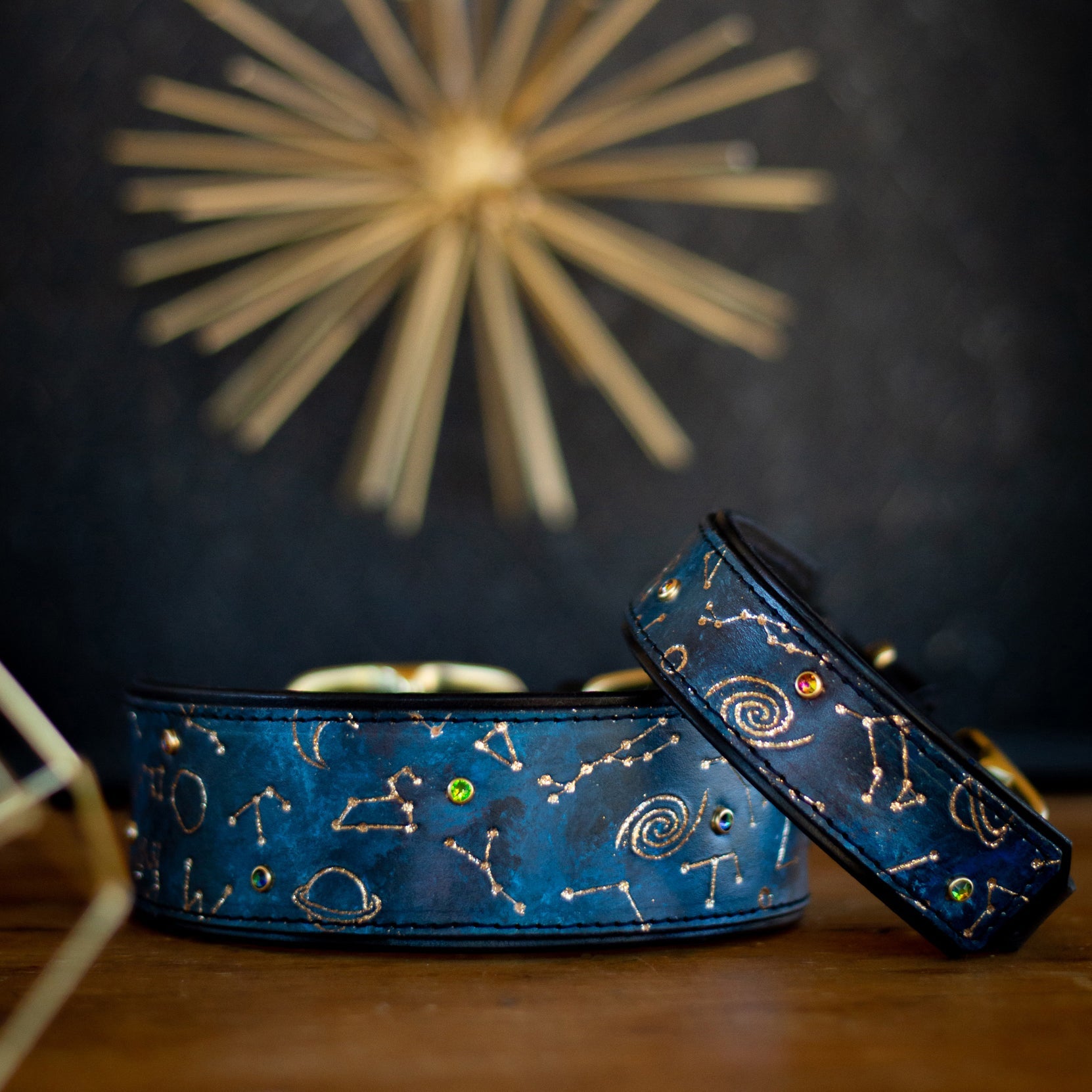 Constellations / Astrology / Zodiac / Celestial Dog Collar 