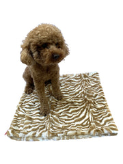 Carrier Square Blanket, Zebra Cappuccino 