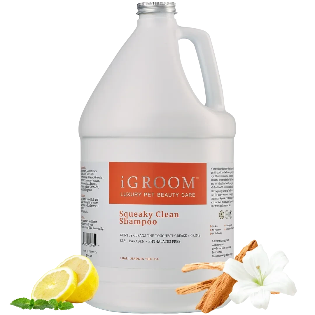 Dog Squeaky Clean Shampoo Gallon by iGroom