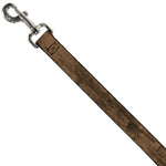 Dog Leash - Wood Grain3 Horizontal Brown